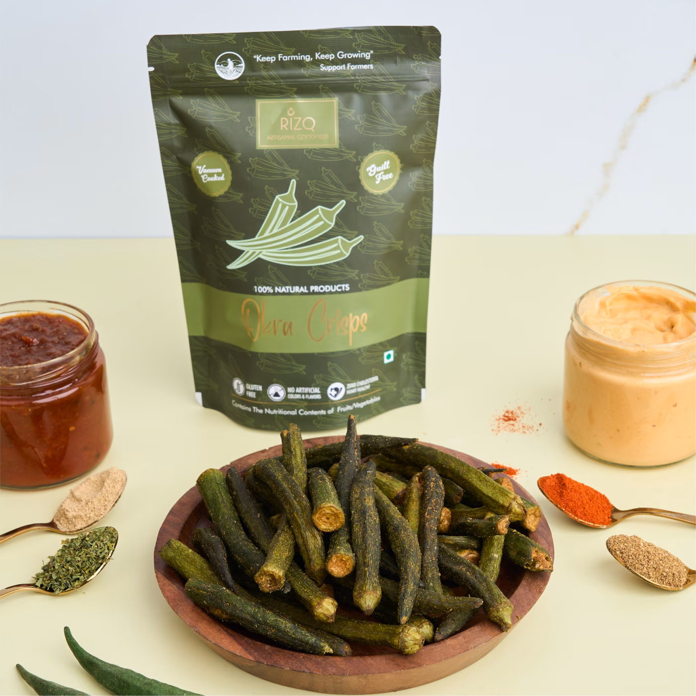 Okra Chips, second view