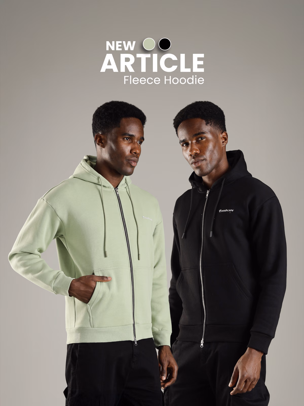 New article — fleece hoodie